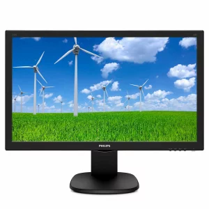 MONITOR PHILIPS 23.6&quot;, home, office, TFT, Full HD (1920 x 1080), Wide, 250 cd/mp, 1 ms, VGA, DVI, HDMI, &quot;243S5LJMB/00&quot; (include TV 5 lei)