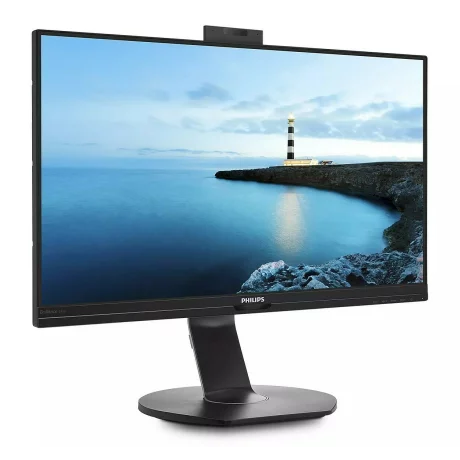 MONITOR PHILIPS 23.8&quot;, home, office, IPS, Full HD (1920 x 1080), Wide, 250 cd/mp, 5 ms, HDMI, DisplayPort, &quot;241B7QUBHEB/00&quot; (include TV 5 lei)