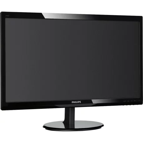 MONITOR PHILIPS 24&quot;, home, office, TN, Full HD (1920 x 1080), Wide, 250 cd/mp, 1 ms, VGA, HDMI, &quot;246V5LHAB/00&quot; (include TV 5 lei)