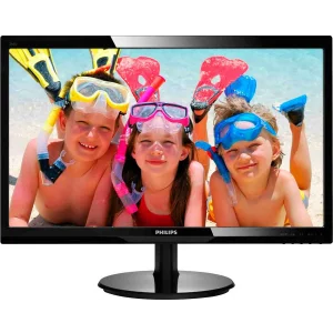 MONITOR PHILIPS 24&quot;, home, office, TN, Full HD (1920 x 1080), Wide, 250 cd/mp, 1 ms, VGA, HDMI, &quot;246V5LHAB/00&quot; (include TV 5 lei)