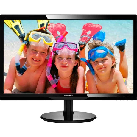 MONITOR PHILIPS 24&quot;, home, office, TN, Full HD (1920 x 1080), Wide, 250 cd/mp, 1 ms, VGA, HDMI, &quot;246V5LHAB/00&quot; (include TV 5 lei)