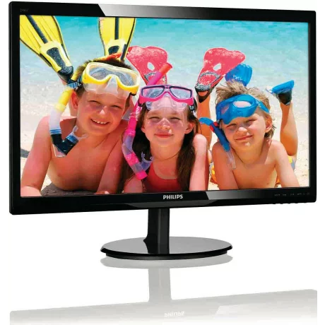 MONITOR PHILIPS 24&quot;, home, office, TN, Full HD (1920 x 1080), Wide, 250 cd/mp, 5 ms, VGA, DVI, &quot;246V5LSB/00&quot; (include TV 5 lei)