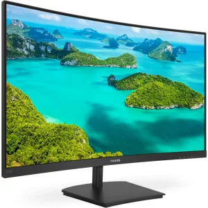 MONITOR PHILIPS 24&quot;, multimedia, VA, Full HD (1920 x 1080), Wide, curbat, 250 cd/mp, 4 ms, HDMI, VGA, &quot;241E1SCA/00&quot; (include TV 5 lei)