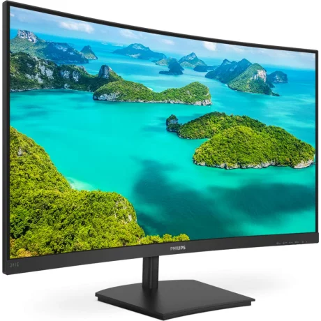 MONITOR PHILIPS 24&quot;, multimedia, VA, Full HD (1920 x 1080), Wide, curbat, 250 cd/mp, 4 ms, HDMI, VGA, &quot;241E1SCA/00&quot; (include TV 5 lei)