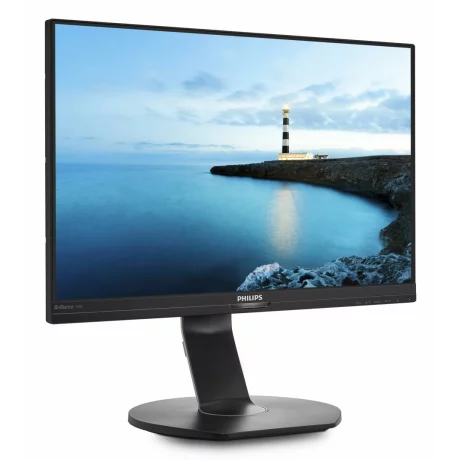 MONITOR PHILIPS 24.1&quot;, home, office, IPS, Full HD (1920 x 1080), Wide, 300 cd/mp, 5 ms, HDMI, DisplayPort, mini-DisplayPort, &quot;240B7QPTEB/00&quot; (include TV 5 lei)