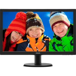 MONITOR PHILIPS 27&quot;, home, office, TN, Full HD (1920 x 1080), Wide, 300 cd/mp, 1 ms, VGA, DVI, HDMI, &quot;273V5LHAB/00&quot; (include TV 5 lei)