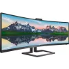 MONITOR PHILIPS 43&quot;, multimedia, VA, DFHD+ (3840 x 1200), Ultra Wide, curbat, 450 cd/mp, 4 ms, HDMI, DisplayPort, &quot;439P9H/00&quot; (include TV 5 lei)