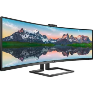 MONITOR PHILIPS 43&quot;, multimedia, VA, DFHD+ (3840 x 1200), Ultra Wide, curbat, 450 cd/mp, 4 ms, HDMI, DisplayPort, &quot;439P9H/00&quot; (include TV 5 lei)