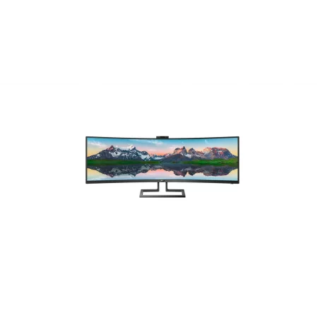 MONITOR PHILIPS 48.8&quot;, home, office, VA, 5K UHD (5120 x 1440), Ultra Wide, curbat, 450 cd/mp, 5 ms, HDMI x 2, DisplayPort, &quot;499P9H/00&quot; (include TV 5 lei)