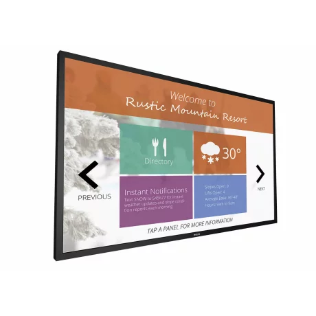 MONITOR PHILIPS - signage 54.6&quot;, afisaj indoor, touchscreen, IPS, Full HD (1920 x 1080), Wide, 450 cd/mp, 12 ms, VGA, DVI, HDMI x 2, DisplayPort, &quot;55BDL4051T/00&quot; (include TV 5 lei)