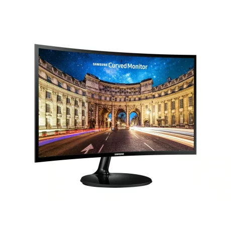 MONITOR SAMSUNG 24&quot;, home, office, VA, Full HD (1920 x 1080), Wide, curbat, 250 cd/mp, 4 ms, HDMI, VGA, &quot;LC24F390FHUXEN&quot; (include TV 5 lei)