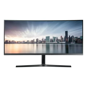 MONITOR SAMSUNG 34&quot;, grafica, VA, UWQHD (3440 x 1440), Ultra Wide, curbat, 300 cd/mp, 4 ms, HDMI, DisplayPort, &quot;LC34H890WJUXEN&quot; (include TV 5 lei)