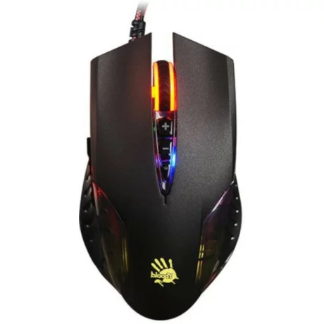 MOUSE A4TECH Bloody gaming, cu fir, USB, optic, iluminare, negru, Q50