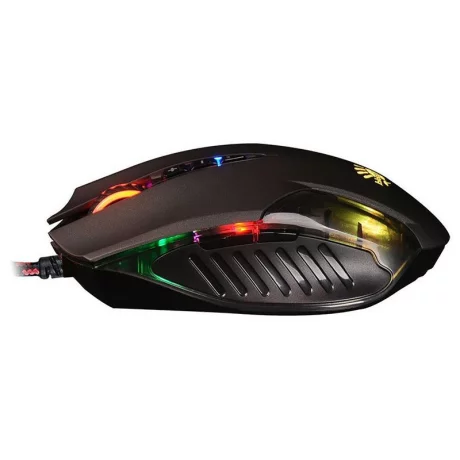 MOUSE A4TECH Bloody gaming, cu fir, USB, optic, iluminare, negru, Q50