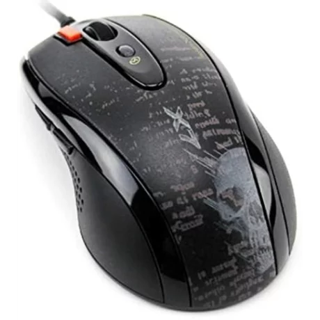 MOUSE A4TECH gaming, cu fir, USB, laser, 3000 dpi, negru, F5-BK