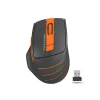 MOUSE A4TECH - gaming, FG30 , wireless, negru / portocaliu, FG30 Orange