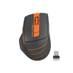 MOUSE A4TECH - gaming, FG30 , wireless, negru / portocaliu, FG30 Orange