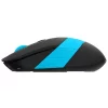 MOUSE A4TECH gaming, wireless, optic, 2000 dpi, negru / albastru, FG10 Blue