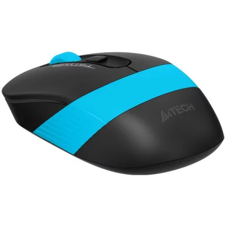 MOUSE A4TECH gaming, wireless, optic, 2000 dpi, negru / albastru, FG10 Blue