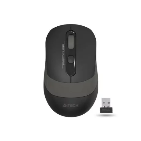 Mouse A4TECH gaming, wireless, optic, negru / gri, FG10 Grey