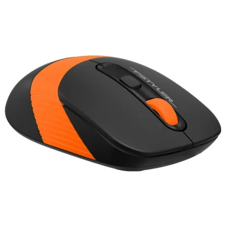 MOUSE A4TECH gaming, wireless, optic, 2000 dpi, negru / portocaliu, FG10 Orange