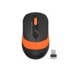 MOUSE A4TECH gaming, wireless, optic, 2000 dpi, negru / portocaliu, FG10 Orange