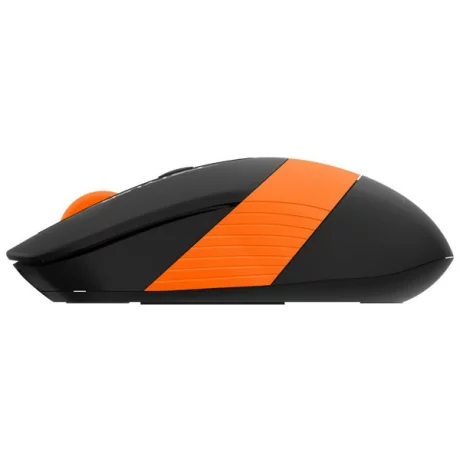 MOUSE A4TECH gaming, wireless, optic, 2000 dpi, negru / portocaliu, FG10 Orange