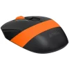 MOUSE A4TECH gaming, wireless, optic, 2000 dpi, negru / portocaliu, FG10 Orange