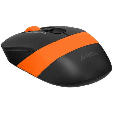 MOUSE A4TECH gaming, wireless, optic, 2000 dpi, negru / portocaliu, FG10 Orange