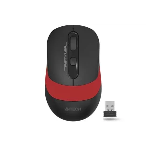 MOUSE A4TECH gaming, wireless, optic, 2000 dpi, negru / rosu, FG10 Red