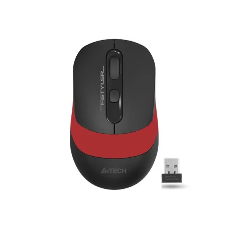 MOUSE A4TECH gaming, wireless, optic, 2000 dpi, negru / rosu, FG10 Red