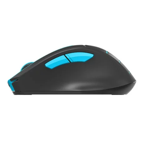 MOUSE A4TECH gaming, wireless, optic, 2000 dpi, negru / albastru, FG30 Blue