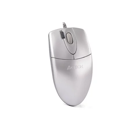 MOUSE A4TECH NB sau PC, cu fir, USB, optic, 1000 dpi, butoane/scroll 4/1, argintiu, &quot;OP-620D-SL&quot; (include TV 0.15 lei)