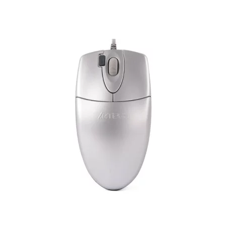MOUSE A4TECH NB sau PC, cu fir, USB, optic, 1000 dpi, butoane/scroll 4/1, argintiu, &quot;OP-620D-SL&quot; (include TV 0.15 lei)