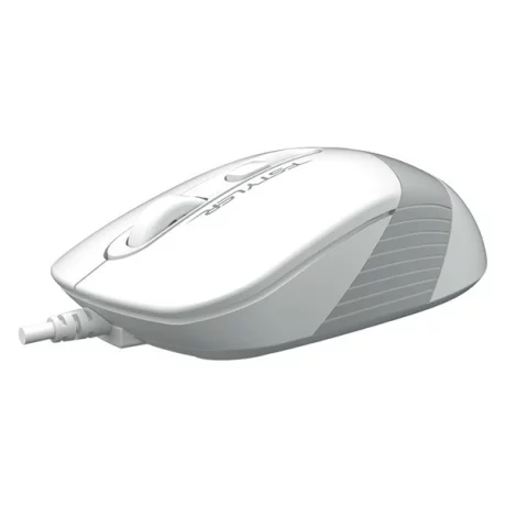 Mouse A4TECH cu fir, USB, negru / alb, FM10 White