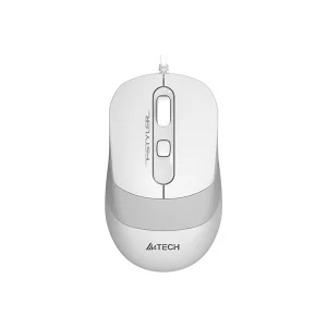 Mouse A4TECH cu fir, USB, negru / alb, FM10 White