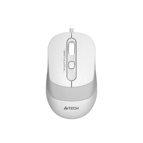 Mouse A4TECH cu fir, USB, negru / alb, FM10 White