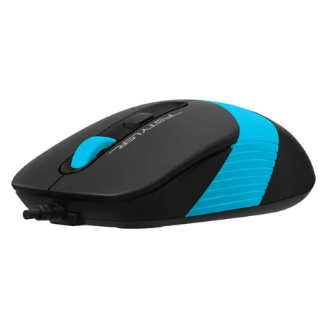 Mouse A4TECH cu fir, USB, negru / albastru, FM10 Blue