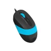 Mouse A4TECH cu fir, USB, negru / albastru, FM10 Blue