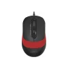 Mouse A4TECH cu fir, USB, negru / rosu, FM10 Red