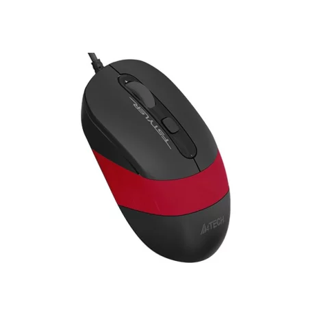 Mouse A4TECH cu fir, USB, negru / rosu, FM10 Red