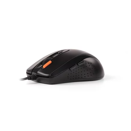 Mouse A4TECH cu fir, USB, negru, N-70FX-BK