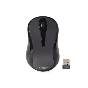 MOUSE A4TECH NB sau PC, wireless, optic, 1000 dpi, butoane/scroll 3/1, gri lucios, &quot;G3-280A-GG&quot; (include TV 0.15 lei)