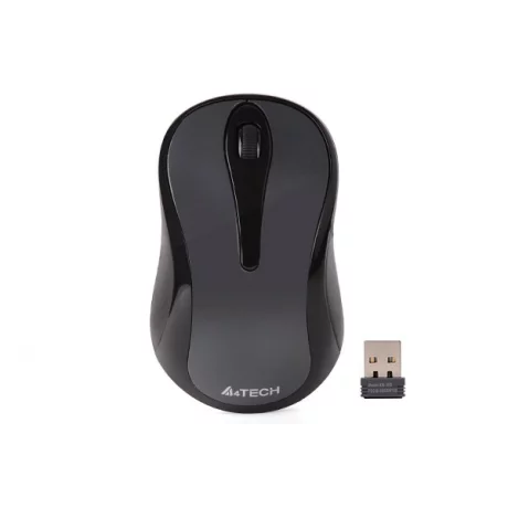 MOUSE A4TECH NB sau PC, wireless, optic, 1000 dpi, butoane/scroll 3/1, gri lucios, &quot;G3-280A-GG&quot; (include TV 0.15 lei)