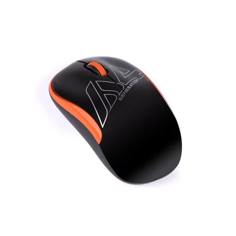 Mouse A4TECH wireless, negru / portocaliu, G3-300N-BO