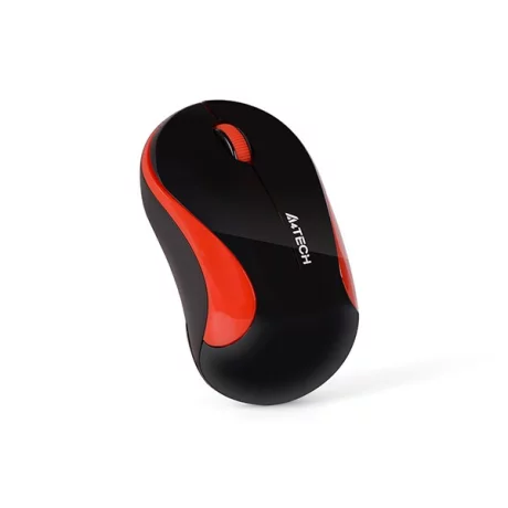 MOUSE A4TECH NB sau PC, wireless, optic, 1000 dpi, butoane/scroll 3/1, negru / rosu, &quot;G3-270N-BR&quot; (include TV 0.15 lei)