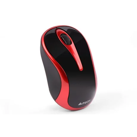 Mouse A4TECH wireless, negru / rosu, G3-280N-BR