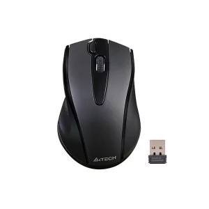 MOUSE A4TECH NB sau PC, wireless, silent click, negru, G9-500FS-BK