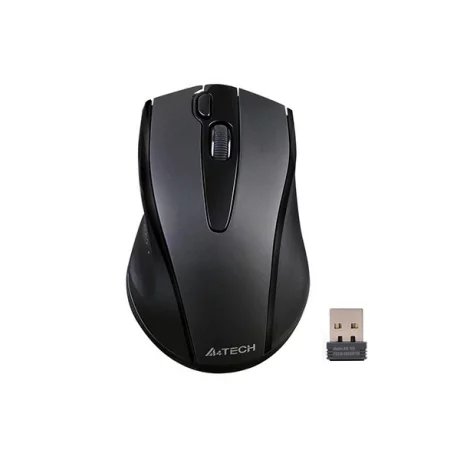 MOUSE A4TECH NB sau PC, wireless, silent click, negru, G9-500FS-BK