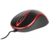 Mouse A4TECH, cu fir, negru / rosu, N-350-2